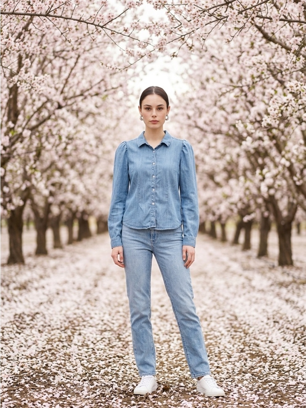 For The Republic Light Wash Women's Straight-Leg Jeans